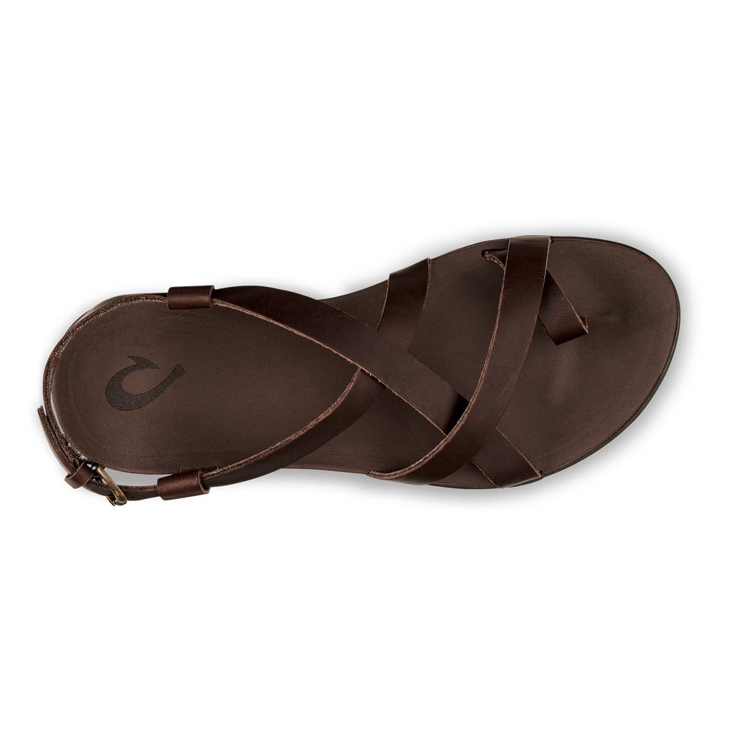 Olukai Women's Upena Sandal - Kona Coffee US365-894